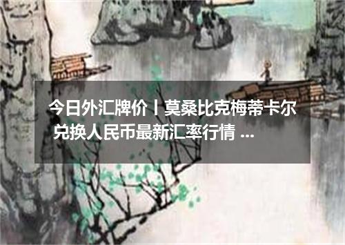 今日外汇牌价丨莫桑比克梅蒂卡尔 兑换人民币最新汇率行情 2026年04月18日