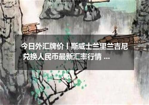 今日外汇牌价丨斯威士兰里兰吉尼 兑换人民币最新汇率行情 2026年05月08日