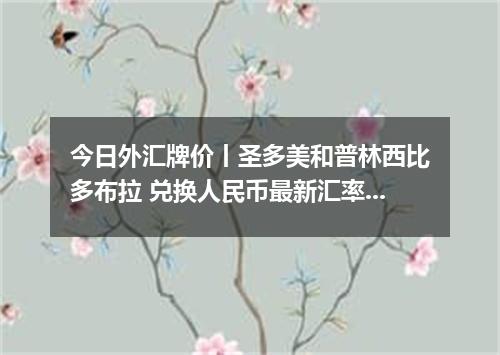 今日外汇牌价丨圣多美和普林西比多布拉 兑换人民币最新汇率行情 2026年05月11日
